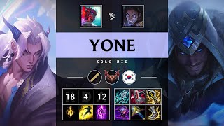 Yone Mid vs Sylas Legendary  KR Grandmaster Patch 1423 [upl. by Calabresi352]