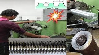 How to make acme thread  inside thread cutting [upl. by Marder]