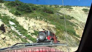 Heading up Molybdenite peak road peak road in the Jeep XJ [upl. by Cammy706]