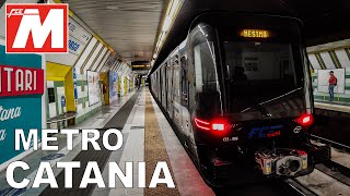 🇮🇹 Catania Metro  All the Stations  Tutte le Stazioni 2023 4K [upl. by Culbertson]