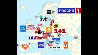 eroupe🇪🇺 but with TV channels [upl. by Hteik659]