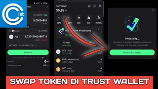 Cara SWAP Token Di TRUST WALLET TukarKoinCrypto [upl. by Fayette]