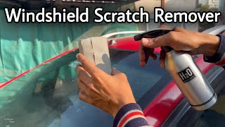 🖍️कितना काम का है Windshield Scratch Removing Process [upl. by Ezirtaeb]