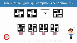 Test psychotechnique  Test logique  exercices corrigés N°02 [upl. by Titus782]