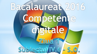 Competente digitale 2016  Ziua 1  Sisteme de operare [upl. by Doownil11]