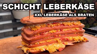 Schicht Leberkäse vom Grill genial lecker ein Schichtwunder  The BBQ BEAR [upl. by Niryt]