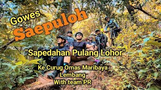 Gowes ke Curug Omas MaribayaLembang Bandung [upl. by Anawit]