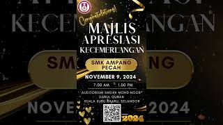 Majlis Apresiasi Kecemerlangan Tingkatan 5 SMK AMPANG PECAH 2024 semekapexcellent [upl. by Aileen]