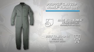 Propper® CWU 27P Nomex® Flight Suit  Propper Tactical Gear [upl. by Rayford528]