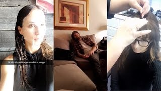 Troian Bellisario  The Making of Spencers Hair ft Keegan Allen  September 2016 pt2 [upl. by Zobe]