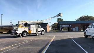 2013 International Navistar 4300 Altec 60 Material Handling Bucket Truck [upl. by Oretos344]