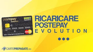 Ricaricare Postepay Evolution Poste Italiane [upl. by Derina160]