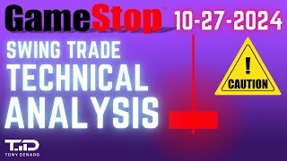 GME Technical Analysis  GRAVESTONE DOJI  Gamestop TA for Swing Traders Oct 27 2024 [upl. by Middleton]