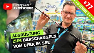 Ausrüstung zum BARSCHANGELN  Angeln auf Barsche am See 🤩🎣👍🏼 [upl. by Fonseca]