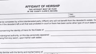 Affidavit of Heirship vs Probate  Legal Advice [upl. by Analra]