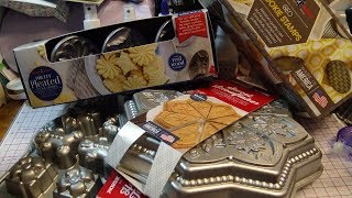 Nordic Ware BakingShaped Pans Pancake Pans amp Cookie Stamps Haul [upl. by Alol933]