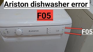 Ariston dishwasher error F05homeappliance washingmachineservicekesekareathome [upl. by Evslin300]