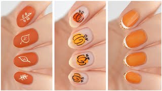 Fall Nail Art 2023 🍂 Easy amp Cute Autumn Nail Design Compilation [upl. by Andel]