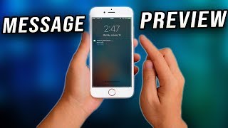 How to turn off Message Preview on iPhone [upl. by Scarface675]