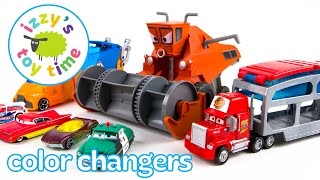 Cars  Hot Wheels and Disney Pixar Cars Color Changers Toy Cars [upl. by Eadahs]