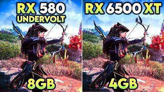 RX 580 vs RX 6500 XT  16 Games Tested in 2024 [upl. by Ynnor]