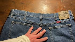 Levis and other jean companies are cutting corners reducing the number of belt loops [upl. by Ahcurb]