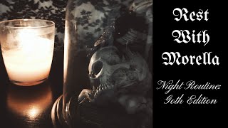 Rest With Morella  Nightly Routine Goth Edition  Morella Reborn [upl. by Weirick647]