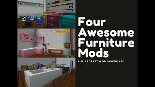 4 Of My Favorite Furniture Mods Minecraft Mod Showcase [upl. by Annabel]