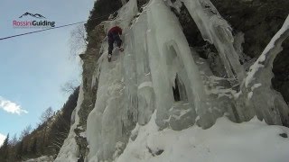 Basic ice climbing techniques lesson 1  Crampon Technique [upl. by Ticknor]