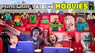 MINECRAFT at the MOVIES Time to Battle w SUPER LEAGUE GAMING Movie Theater FGTEEV Fun [upl. by Algar133]