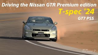 Driving the Nissan GTR Premium edition Tspec 24  Gran Turismo 7 PS5 [upl. by Oilenroc]