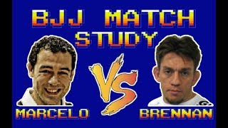 BJJ Match Study Marcelo Garcia vs Chris Brennan ADCC 2005 [upl. by Gora269]