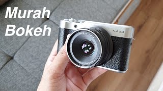 7Artisans 25mm f18 For Fujifilm XA20 Hasil Foto amp Video [upl. by Darcee]