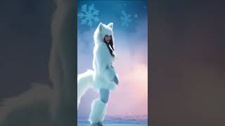 Elegance in the Frozen Tundra Arctic Fox Dancer  AMERICA GOT TALENT  SHORTS agt [upl. by Ailemrac]