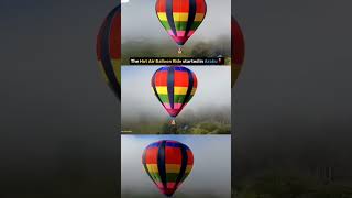 Hot air balloon araku hotairballoonfestival 2024 [upl. by Nohsram]