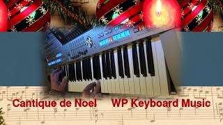 Cantique de Noel Instrumental WP Keyboard Music [upl. by Roxi846]