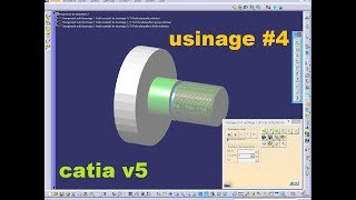 CATIA V5 USINAGE 4 filetage [upl. by Llemej84]