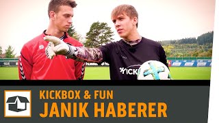 LupfChallenge vs Janik Haberer  SC Freiburg  FunChallenge  Kickbox [upl. by Assena]