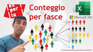 EXCEL 365 – TRUCCHI E SEGRETI 👨‍👩‍👧‍👦 La funzione FREQUENZA la distribuzione per fasce [upl. by Wolff]