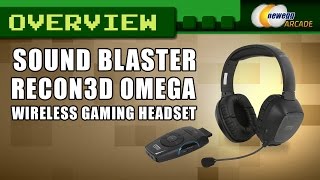 Creative Sound Blaster Recon3D Omega Wireless Gaming Headset Overview  Newegg Arcade [upl. by Elocim12]