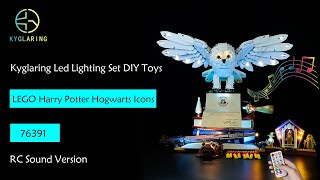 Kyglaring Led Lighting Set DIY Toys for LEGO Harry Potter 76391 Hogwarts Icons（RC Version） [upl. by Caitrin57]