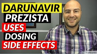 Darunavir Prezista  Pharmacist Review  Uses Dosing Side Effects [upl. by Fini757]