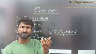 Complex Analysis Lecture1  SyllabusBscSem4  Basic Descision [upl. by Marlin]