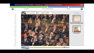 Saylor POLSC231 US Government amp Politics Lesson 14  Congressional Elections [upl. by Yrrej148]