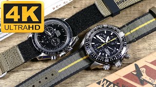 Haveston – OG107 A2 and STS IVA straps BONUS NeoVintage Omega Speedmaster vs Seiko Flightmaster [upl. by Wendell649]