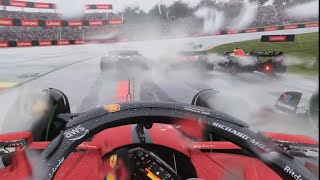 F1 23 Controller Japan wet race AI  85 falling back places and winning at the last lap [upl. by Searle55]