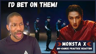 MONSTA X 몬스타엑스 GAMBLER MVDance Practice REACTION  BDE [upl. by Gottuard]