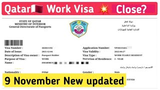 Qatar work visa new update Today Qatar visa information news [upl. by Trstram418]