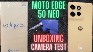 Moto edge 50 Neo unboxing and Camera test asmr [upl. by Namlas]