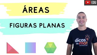 APRENDA COM EXERCÍCIOS  ÁREAS DE FIGURAS PLANAS [upl. by Nayrbo]